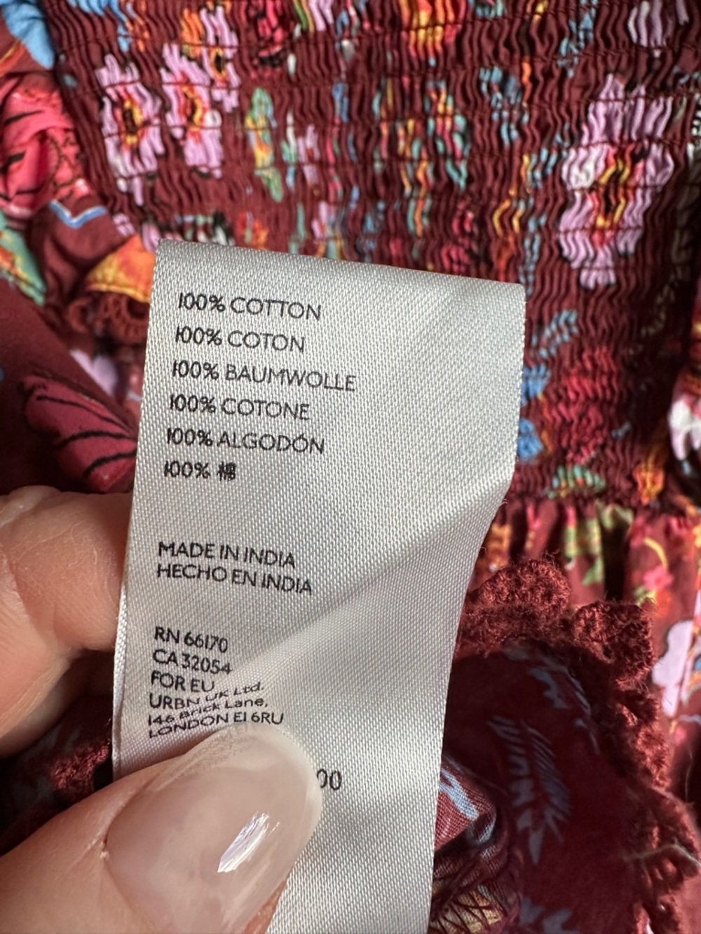 Maeve Anthropologie Zebra Floral Top Boho Cottagecore Puff Sleeve Peplum Sz m - Picture 9 of 10